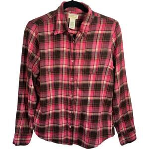 Wrangler As Real As Plaid Western Shirt Womens SZ L Button Down Rodeo Cowboy